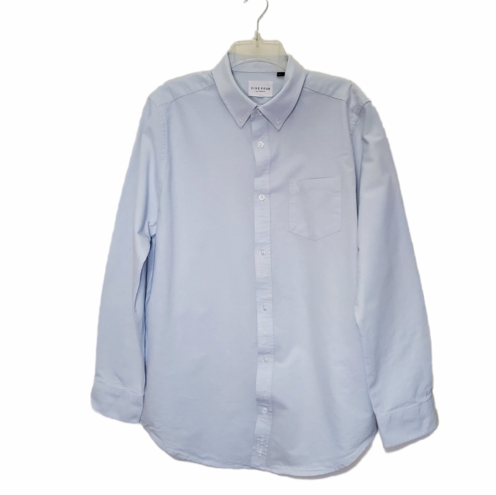 Five Four Lothario Dress Shirt Blue Large …